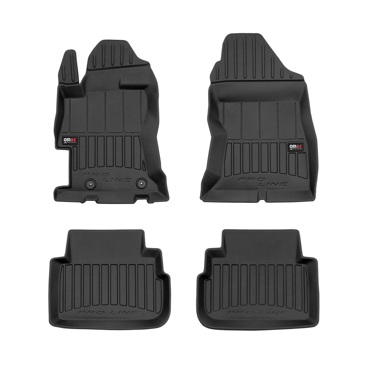 Subaru Impreza XV Floor Mat - Omac - Proline - Black - '17-'23